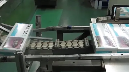 Конвейер с пластиковой цепью шириной 103 мм