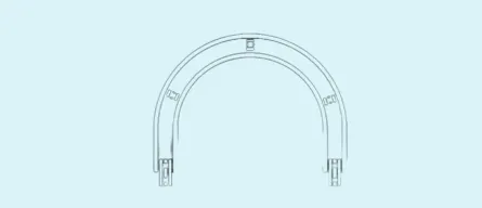 Плоские горизонтальные изгибы